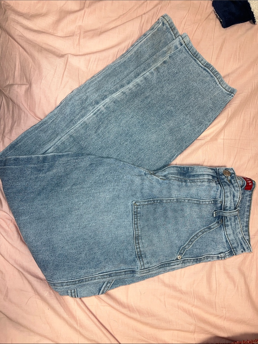 Guess Light Blue Straight Leg Women's Jeans asis